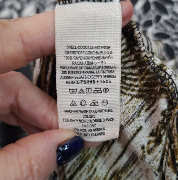 Free People XS Birds Of A Feather Floral Blouse black - Picture 9 of 9